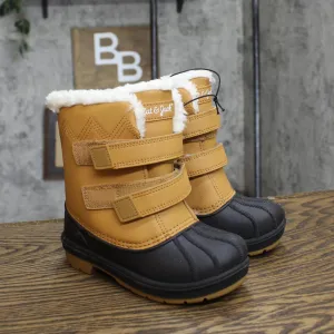 Cat & Jack Toddler Boys Denver Winter Boots 88236548 Cognac Brown 11T